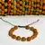 Bratara rudraksha 8mm si bumbi argint sterling 925