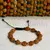 Bratara rudraksha 8mm si rodonit 4mm