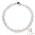Bratara cuart roz sfere fatetate 6mm