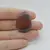 Cabochon Agat Botswana Portocaliu 33x24x6mm C70