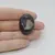 Cabochon Agat Negru Druzy 31x23x10mm C3