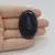 Cabochon Agat Negru Druzy 43x29x7mm C15
