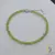 Bratara peridot discuri 3mm cu argint 925