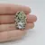 Cabochon Jasp Dalmatian 32x21x6mm C46, imagine 2