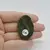 Cabochon Jasp Zebra Verde 41x27x6mm C14, imagine 2