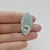 Cabochon Larimar 37x18x5mm C16, imagine 2