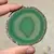 Felie agat verde rotunda 60-70mm, imagine 4