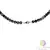 Colier obsidian sfere 6mm