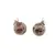 Cercei cu surub jasp asteroid semisfere 8mm