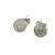 Cercei cu surub prehnit semisfere 8mm