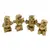 Statueta Feng Shui din rasina set cele 4 Bufnite intelepte, 6,2cm, imagine 2