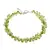 Bratara Peridot briolete fatetate 6x4mm si argint 925, imagine 2