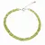 Bratara Peridot discuri fatetate 4-5mm si argint 925