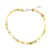 Bratara Opal galben sfere fatetate 4mm si argint 925