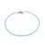 Bratara agat bleu-turcoaz sfere fatetate 3mm