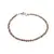 Bratara cuart fumuriu sfere fatetate 3mm