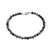 Bratara obsidian fulg de nea 4mm