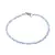 Bratara agat bleu sfere fatetate 3mm