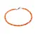 Bratara agat orange sfere fatetate 3mm