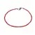 Bratara agat rosu sfere fatetate 2mm