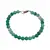 Bratara agat verde dantelat sfere mate 6mm