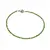 Bratara agat verde inchis sfere fatetate 2mm