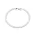 Bratara onix alb sfere mate 4mm