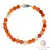 Bratara carneol sfere fatetate 6mm