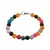 Bratara mix agate colorate sfere 8mm