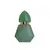 Pandantiv cristal natural Aventurin sticluta model 2 cu agatatoare aurie, 4,5cm