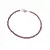 Bratara cristale naturale sfere Granat, 3mm