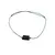 Bratara cu snur Turmalina neagra bruta, 13mm