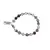 Bratara Cuart turmalinat sfere fatetate 8mm si discuri fatetate 4mm