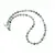 Colier Amazonit sfere fatetate 6-7mm si discuri fatetate 3mm