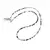 Colier cristale naturale Cuart turmalinat sfere, 3-4mm