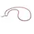 Colier cristale naturale Granat rhodolite sfere, 3mm