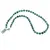 Colier Malachit natural cub 5-6mm si discuri fatetate 4mm