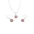 Set Cercei cu agatatoare si pandantiv Aventurin rosu briolete si Argint 925, 11mm
