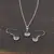 Set Cercei cu agatatoare si pandantiv Cuart roz briolete si Argint 925, 9-11mm