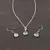 Set Cercei cu agatatoare si pandantiv Prehnit briolete si Argint 925, 7-8mm