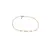 Bratara Opal roz, Peridot si Cristal de stanca cu Argint 925, 2-3mm