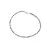 Bratara Safir sfere fatetate cu Argint 925, 2mm