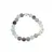 Bratara Fluorit sfere si Perle de cultura cu elemente aurii pe elastic, 8mm