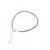 Bratara Fosfosiderit cuburi fatetate cu Argint 925, 2mm