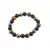 Bratara pentru protectie Ochi de tigru, Hematit si Obsidian negru sfere pe elastic, 10mm