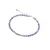 Bratara Tanzanit sfere fatetate cu Argint 925, 4mm