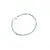 Bratara Turcoaz natural sfere fatetate cu Argint 925, 2-3mm