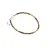 Bratara Turmalina maro (dravit) sfere fatetate cu Argint 925, 4mm