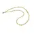 Colier cristale naturale Peridot banuti 5mm si discuri fatetate 3mm