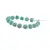 Bratara din cristale naturale Amazonit cuburi fatetate, 8mm, imagine 2